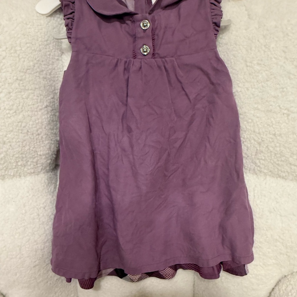 Burberry Purple Button-Up Top